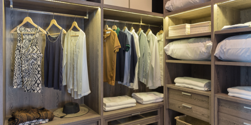 walk in wardrobe lighting