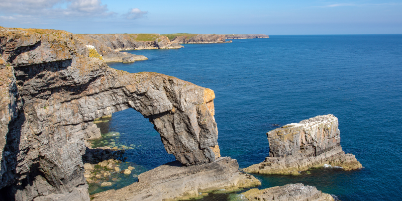 Green Bridge of Wales Castlemartin Firing Range